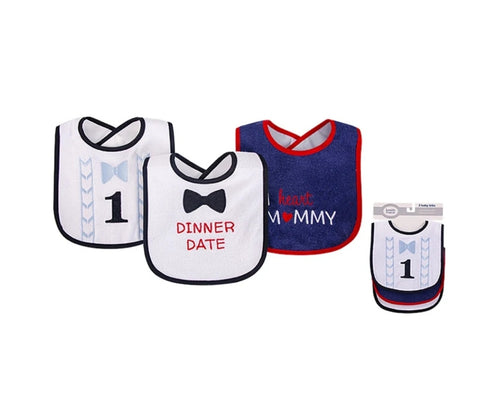 3pc I love Mommy Drooler Bib Set