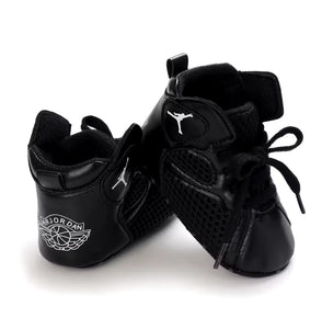 Infant Baby Boy Black High Cut Shoes