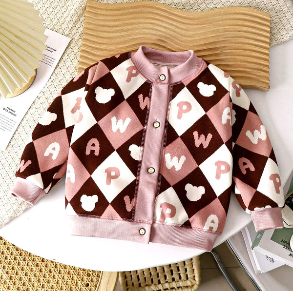 Toddler Kids Cardigan Cotton Jacket