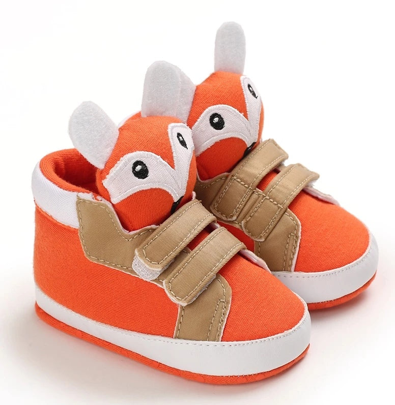 Orange Fox Infant Baby Shoes