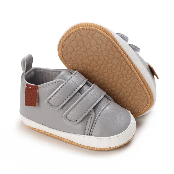 Infant Baby Plain Hardsole Shoes