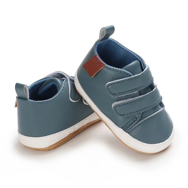 Infant Baby Plain Hardsole Shoes