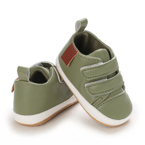 Infant Baby Plain Hardsole Shoes