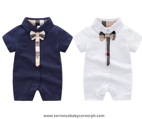 Infant Gentlemen Cotton Occasional Romper