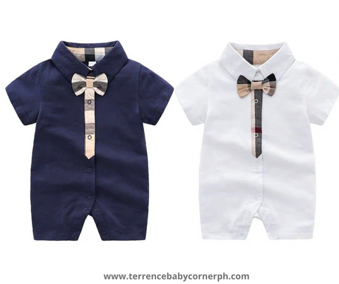 Infant Gentlemen Cotton Occasional Romper