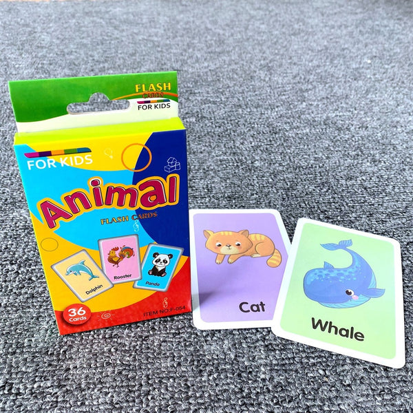 36pcs Educational Flash Cards Learning Set