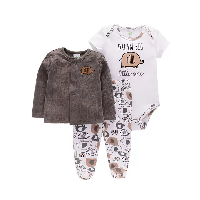 Dream Big Little One Cardigan Bodysuit Pants Set