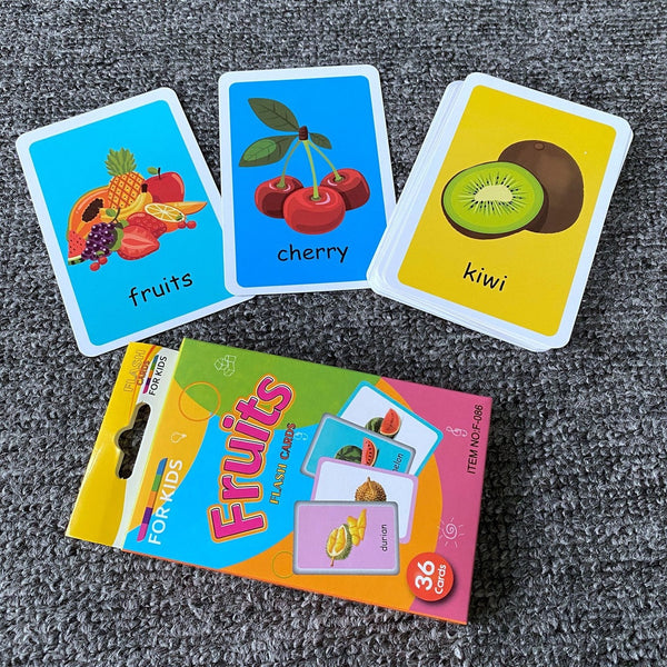 36pcs Educational Flash Cards Learning Set