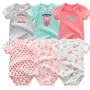 6pc Adorable Owl Bodysuit Set