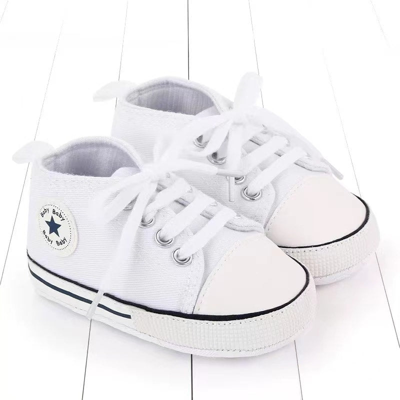 Star All White Softsole Shoes