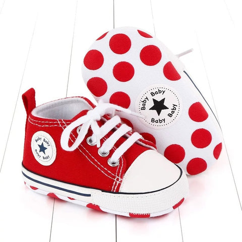 Baby Red Softsole Shoes