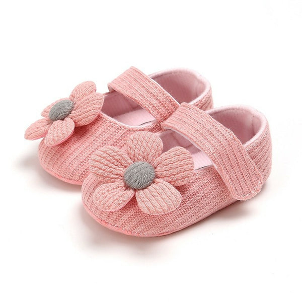 Flower Baby Girl Softsole Shoes