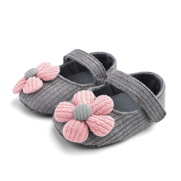 Flower Baby Girl Softsole Shoes