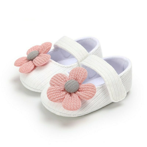 Flower Baby Girl Softsole Shoes