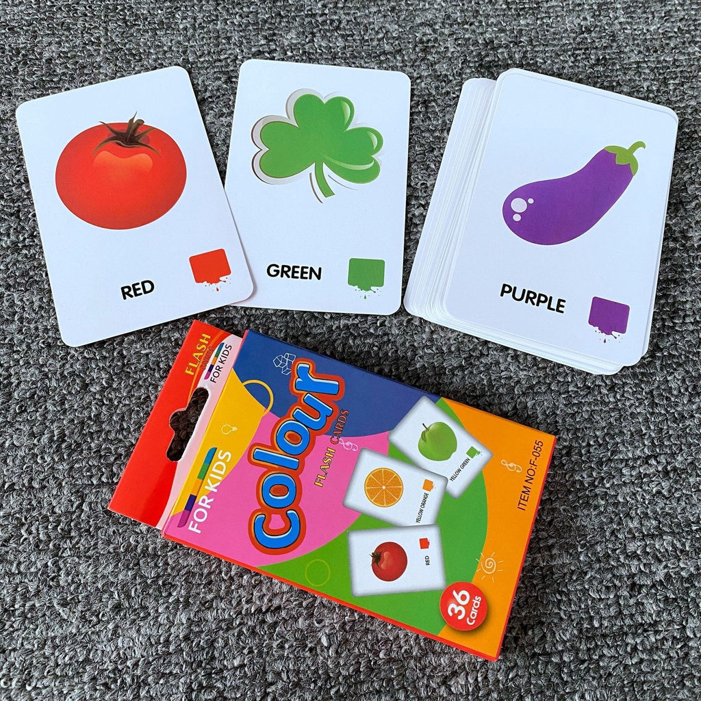 36pcs Educational Flash Cards Learning Set