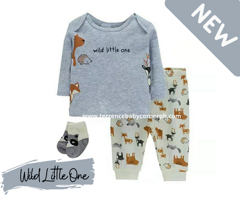 3pc Wild Little One Value Set CLothes