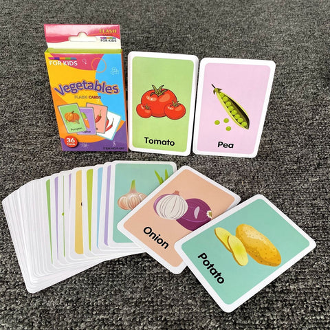 36pcs Educational Flash Cards Learning Set