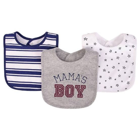 3pc Mama's Boy Bib Set