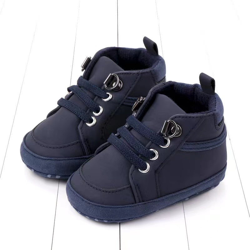 Baby Boy Navy Blue Shoes